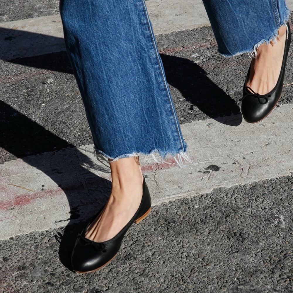 Black Ballet Flats